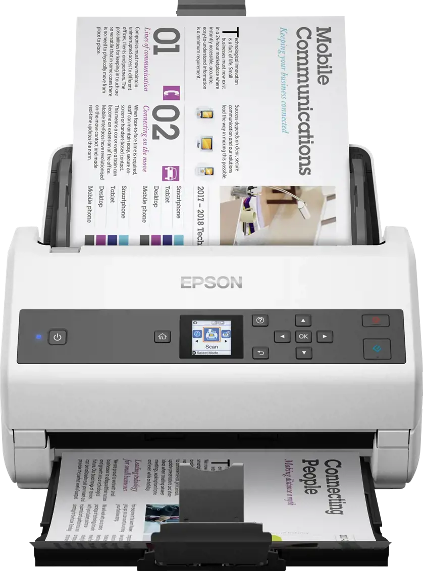 "Epson WorkForce DS-970", 600 x 600 DPI, 30 bitų, 24 bitų, 10 bitų, 8 bitų, 85 ppm