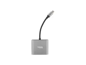 NATEC kelių prievadų Fowler USB-C pd. USB 3.0. HDMI 4K