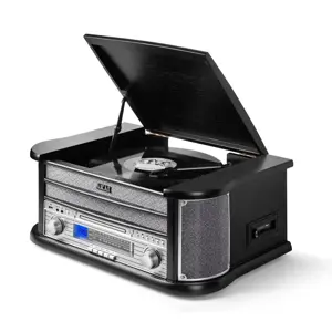 AKAI ATT-350CC - a record player with a CD and cassette player