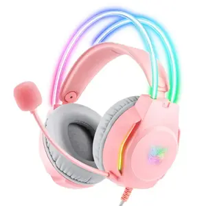 X26 žaidimų ausinės (laidinės) Pink