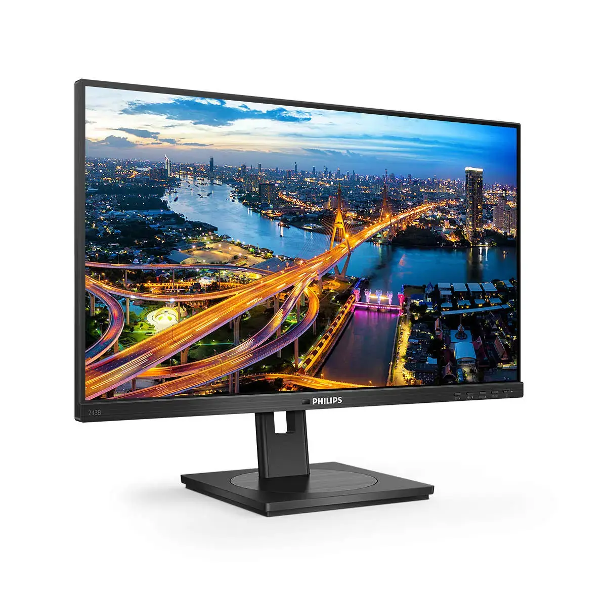 Monitorius Philips B Line 243B1/00, 60.5 cm (23.8"), 1920 x 1080 pixels, Full HD, LED, 4 ms, Black