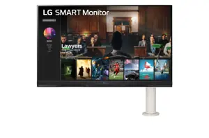 LG 32SQ780S-W, 81,3 cm (32"), 3840 x 2160 taškų, 4K Ultra HD, 5 ms, baltas