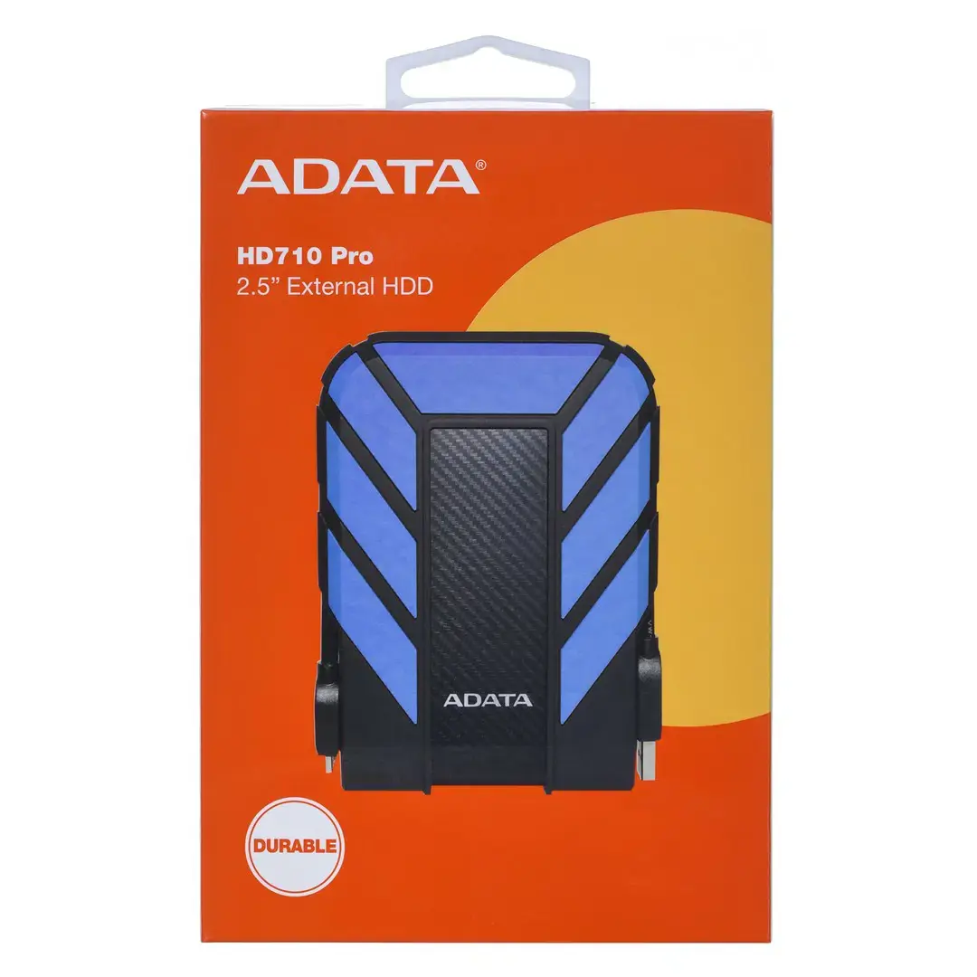 ADATA HD710 PRO išorinis kietasis diskas (1 TB; 2,5"; USB 3.2; mėlynos spalvos)