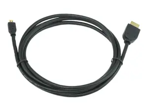 GEMBIRD CC-HDMID-6 Gembird HDMI -HDMI Micro kabelis su paauksuotomis jungtimis, 1,8 m, biri pakuotė