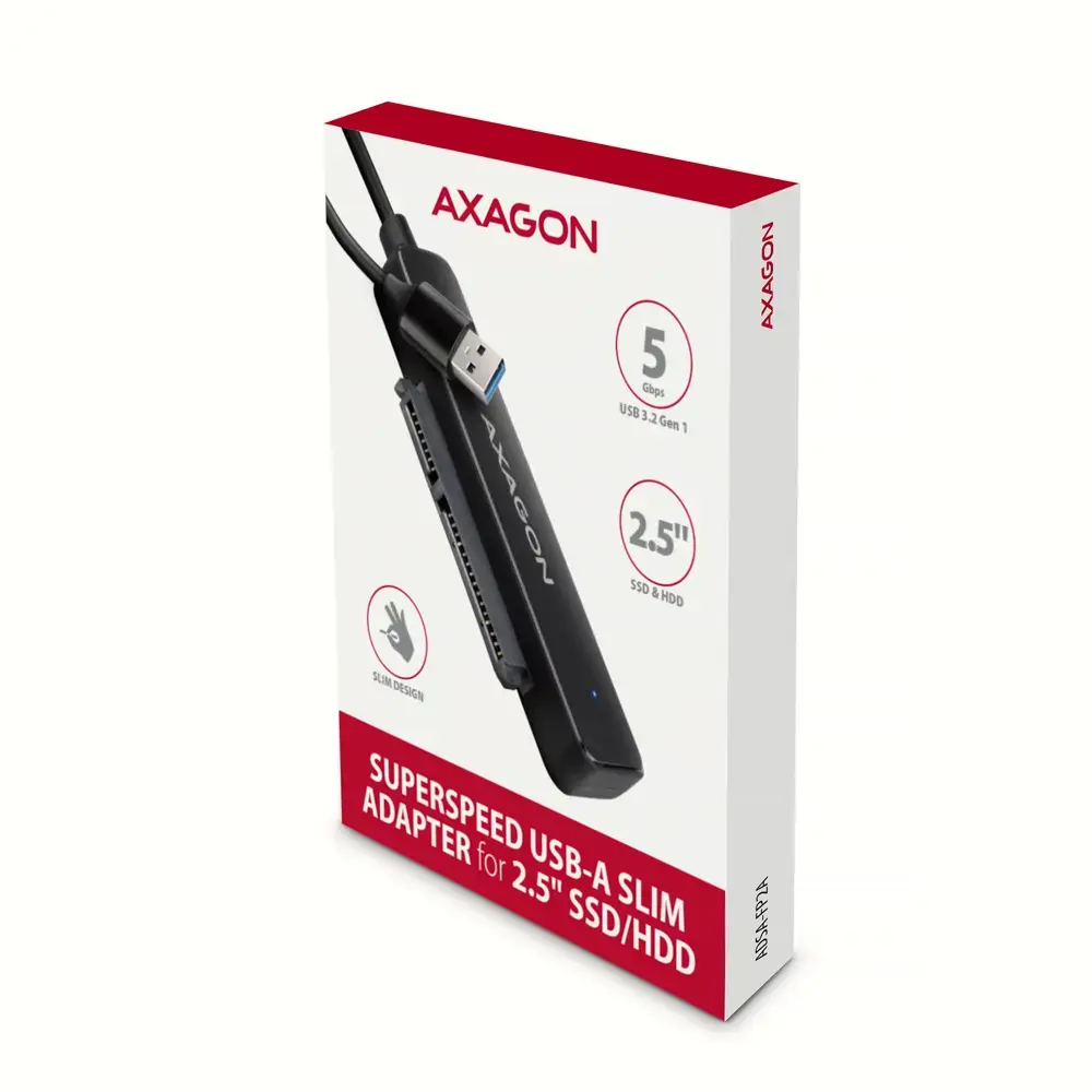 AXAGON ADSA-FP2A USB3.2 Gen1 - SATA 6G 2.5" HDD/SSD FASTPort2 Adapter