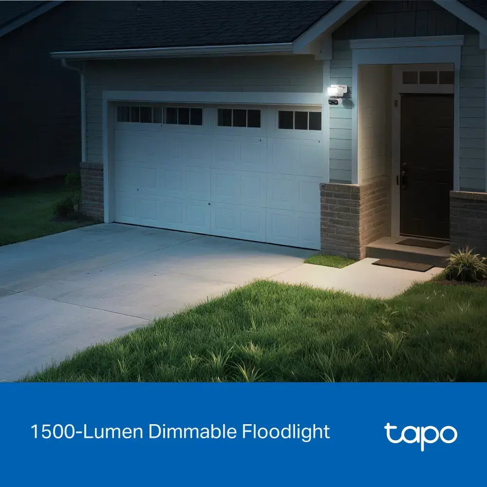 TP-LINK Tapo C710 | Pan/Tilt Security Floodlight Camera | 3 MP | F/2.0 | IP65 | H.264 | microSD up to 512 GB