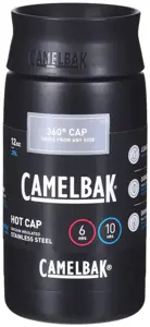 CAMELBAK, HOT CAP, 0.35 l nerūdijančiojo plieno termo gertuvė, juoda