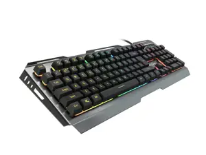 NATEC NKG-1234 Klaviatūra GENESIS RHOD 420 Gaming RGB apšvietimas, USB, JAV išdėstymas