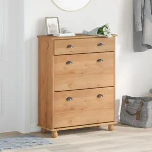 Batų spinta "ASKIM" 85x35x108 cm Iš kietos pušies medienos