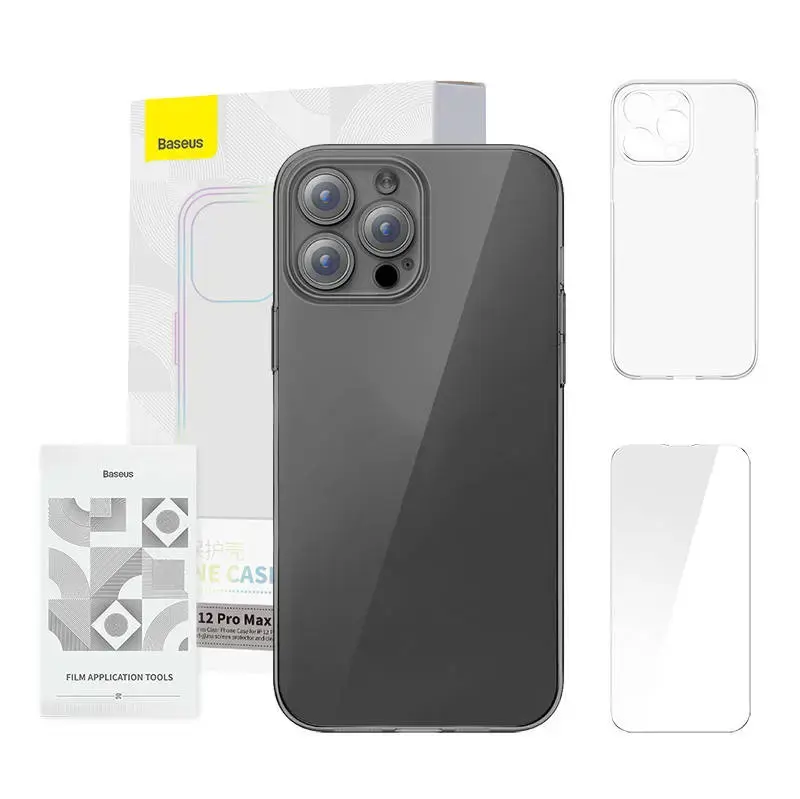 Telefono dėklas "Baseus Crystal Clear", skirtas "12 Pro Max" (skaidrus)