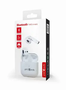 GEMBIRD "Bluetooth" TWS ausinės Vallett blizgios baltos spalvos