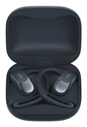SHOKZ OpenFit Air, Wireless, 50 - 16000 Hz, Calls/Music/Sport/Everyday, Headset, Black