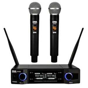 DNA Professional DVS2 - wireless microphone, 2 handheld transmitters + base unit (560–590 MHz)