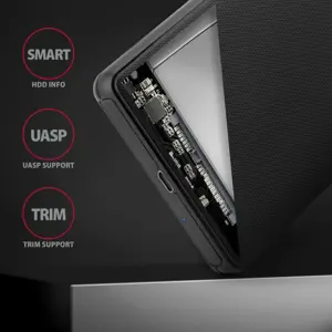 AXAGON EE25-SLC USB-C 3.2 Gen1 - SATA 6G 2,5" SLIDE dėžutė BLACK