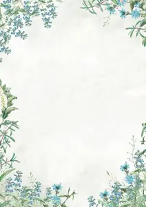 Dekoratyvinis popierius A4 100g 50l FIORI BLUE