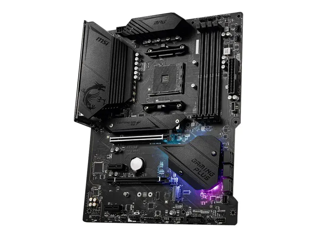 MSI MPG B550 Gaming Plus, AMD, Socket AM4, 3-iosios kartos "AMD Ryzen™ 3", 3-iosios kartos "AMD Ryzen 5", 3-iosios kartos "AMD Ryzen™ 7", 3-iosios kartos..., DDR4-SDRAM, 128 GB, DIMM