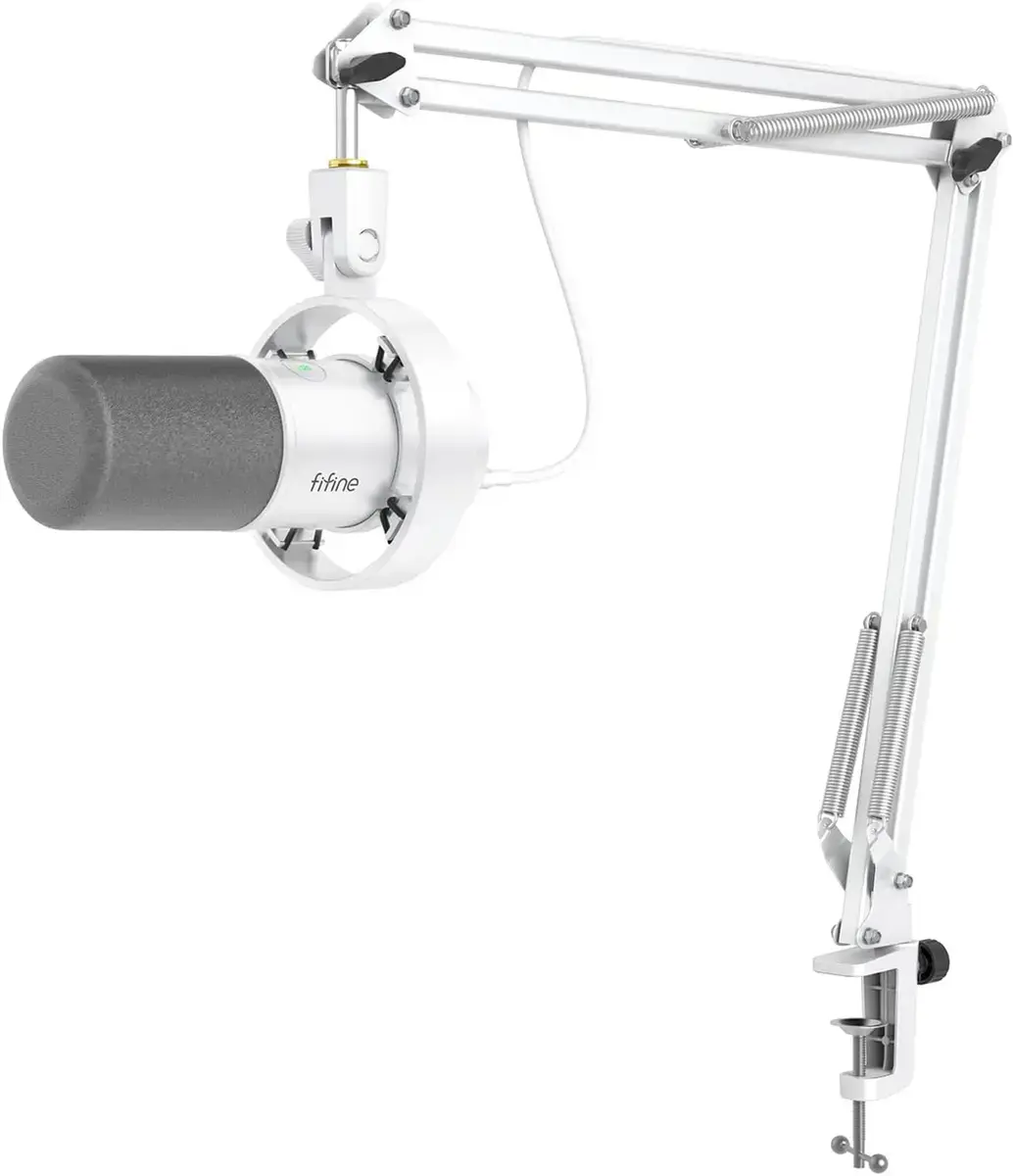 Fifine K688W dynamic microphone (white)