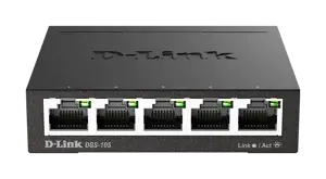 D-Link DGS-105, nevaldomas, L2, Gigabit Ethernet (10/100/1000), dvipusis duomenų perdavimas
