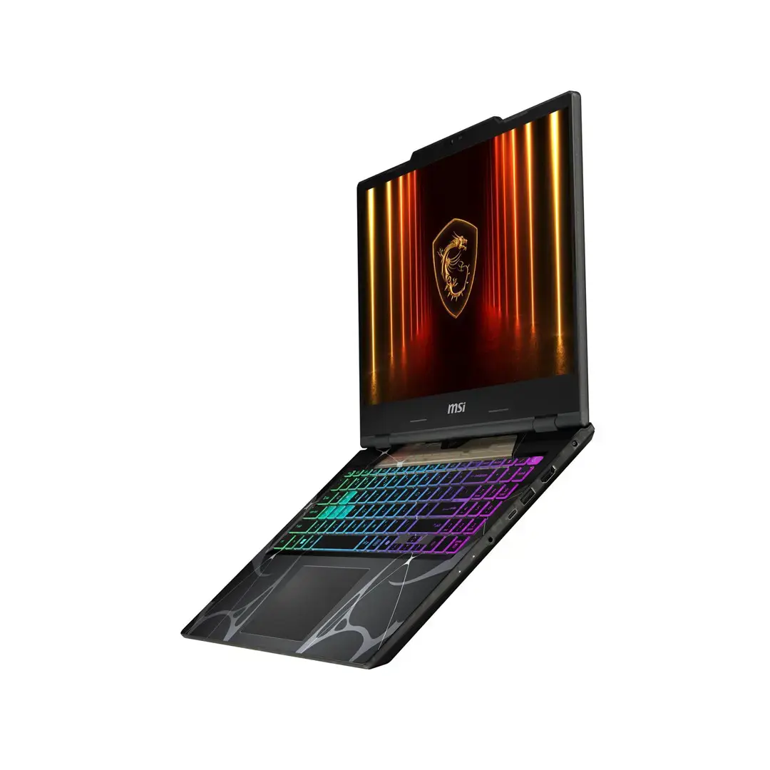 MSI Cyborg 15 B2RWFKG-038XPL Intel Core 7 240H Laptop 39.6 cm (15.6") Full HD 16 GB DDR5-SDRAM 512 GB SSD NVIDIA GeForce RTX 5060 Wi-Fi 6E (802.11ax) NoOS Black