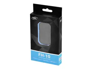 DeepCool FH-10, Ventiliatoriaus valdiklis, Juodas, 4 kontaktų, Ventiliatorius, 80 mm, 46 mm