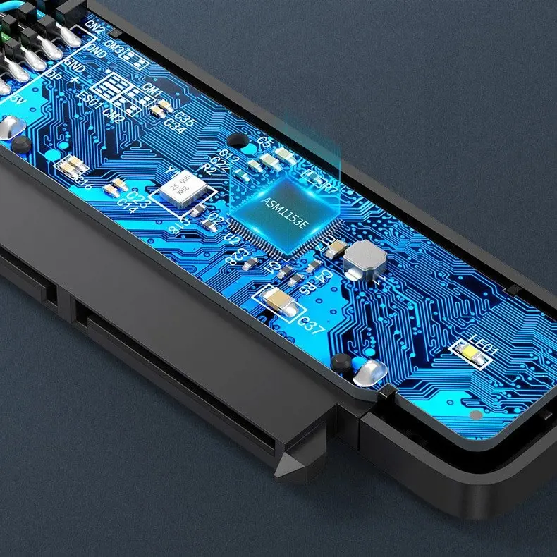 Ugreen 70609, HDD/SSD korpusas, 2,5", Serial ATA III, 5 Gb/s, karšto keitimo, juodas