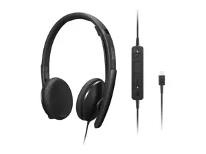 Lenovo 4XD1M45626, Wired, 20 - 20000 Hz, 137 g, Headset, Black