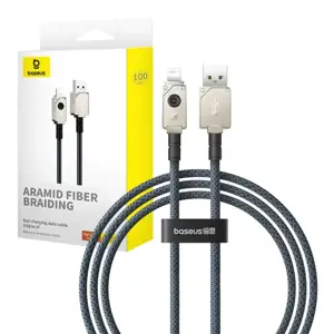 "Baseus" USB-IP greitojo įkrovimo kabelis 2,4 A, 1 m (baltas)