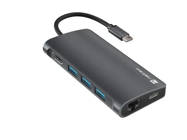 USB-C MULTIPORT ADAPTER 8 IN 1 NATEC FOWLER 2