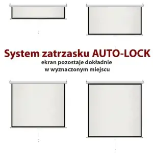 ART ER M150 4:3 ART rankinis ekranas pusiau automatinis 4:3 150 305x229 cm MS-150 4:3