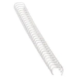 Metalinė įrišimo spiralė FELLOWES, 12 mm, Balta, 100 vnt.