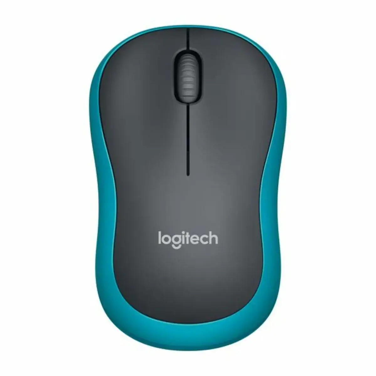 Logitech M185 Belaidė pelė, RF Wireless, 1000 DPI, Juoda/Mėlyna