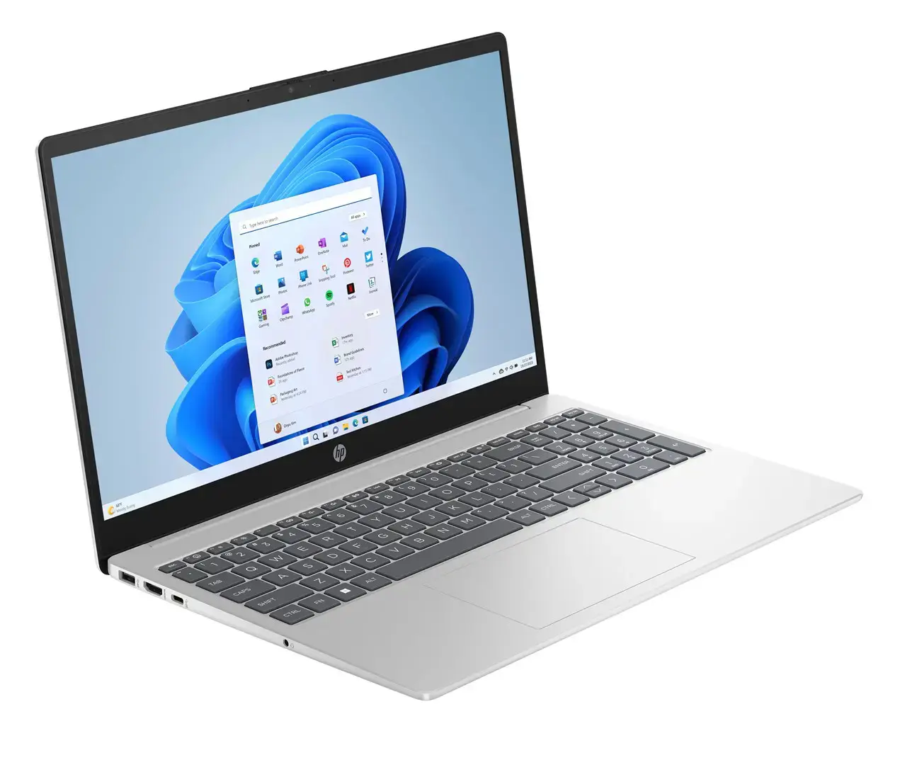 HP 15-fd1065nw Ultra 5 125H 15.6"FHD IPS 300nits AG 24GB DDR5 5600 SSD512 Arc Cam720p 41Wh Win11 Natural Silver 2Y