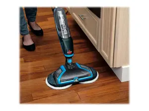 "Bissell Mop SpinWave" laidinis darbinis šluostukas, skalbimo funkcija, galia 105 W, mėlyna/titano spalva