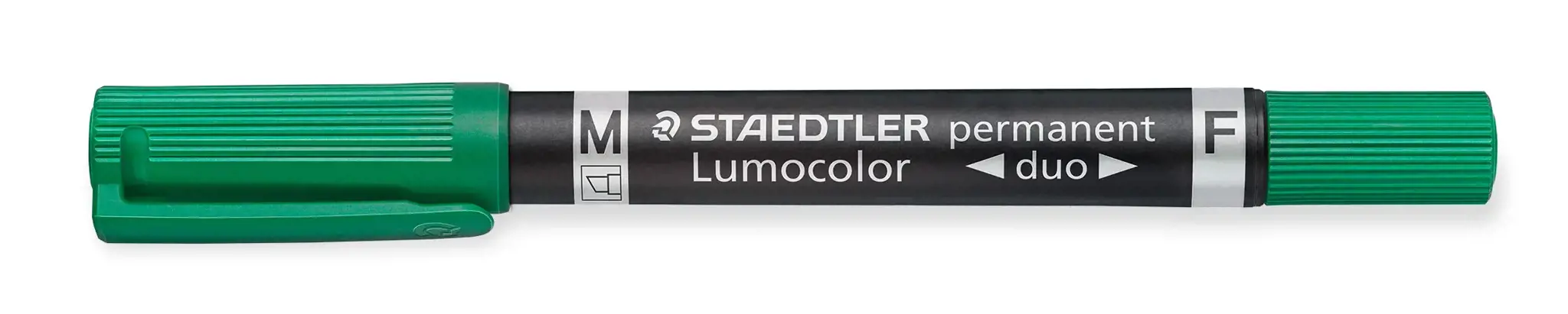 Permanentinis žymeklis STAEDTLER LUMOCOLOR DUO 348, ŽALIA