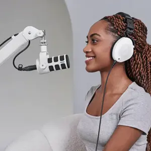 Rode microphone PodMic, white