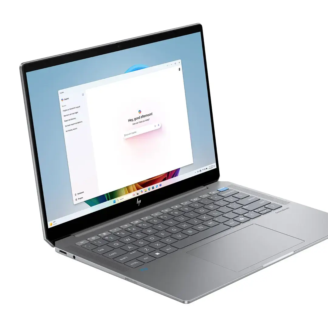HP OmniBook Ultra 14-fd0003nn AMD Ryzen AI 9 365, Copilot+ PC laptop, 35.6 cm (14"), 2.2K touchscreen, 16 GB LPDDR5x-SDRAM, SSD, Wi-Fi 7 (802.11be), Windows 11 Home, Silver