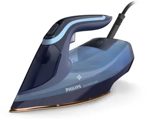 "Philips" DST8020/20, garų lygintuvas, "SteamGlide Elite" padas, 2,5 m, 240 g/min, mėlynas, 55 g/min