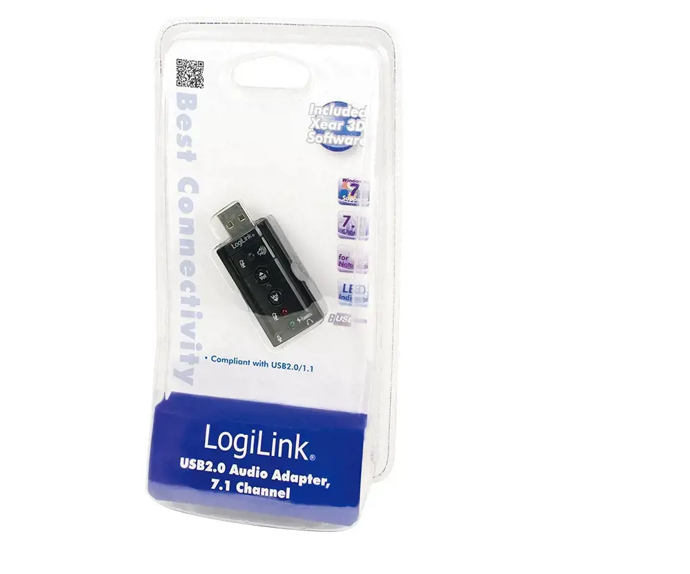 "Logilink" USB garso adapteris, 7.1 garso efektas