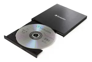 Verbatim 43888, Black, Top, Laptop, Blu-Ray DVD Combo, Serial ATA III, BD, BD-R, BD-R DL, CD, DVD