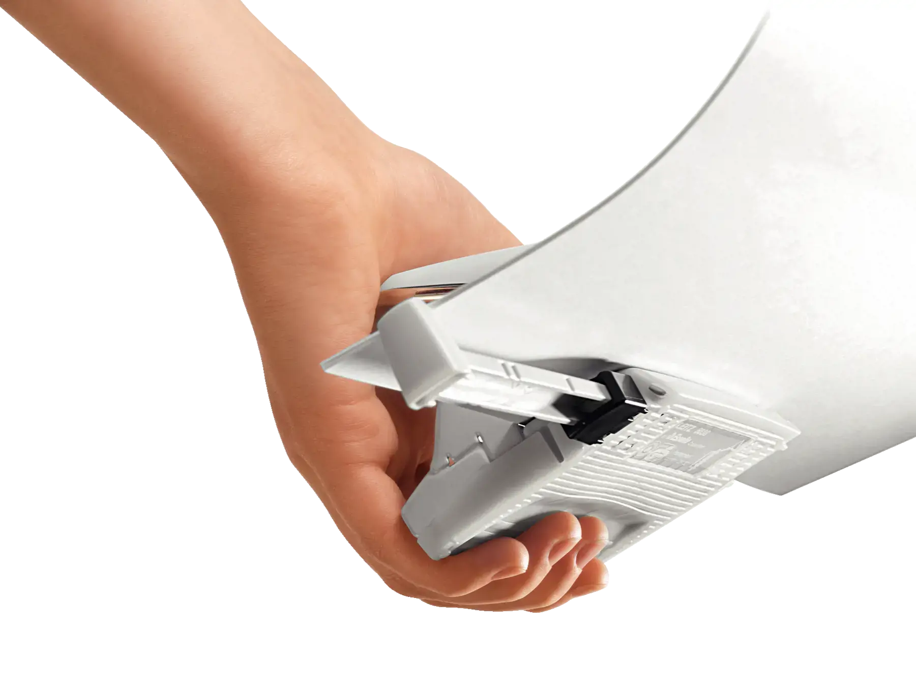 "Leitz NeXXt", 16 lapų, juoda, metalas, plastikas, 8 cm, A4, A5, A6, foliantas, JAV keturlapis, 8 x 8 x 8 cm, 5,5 mm