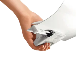 "Leitz NeXXt", 16 lapų, juoda, metalas, plastikas, 8 cm, A4, A5, A6, foliantas, JAV keturlapis, 8 x 8 x 8 cm, 5,5 mm