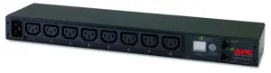 APC stovo PDU matuojamas 1U 16A 208/230V 8 C13 įvesties jungtys IEC-320 C20