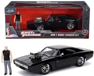 JADA Greiti ir įsiutę automobilis Dodge Charger 1970 m. Figūrėlė 1:24