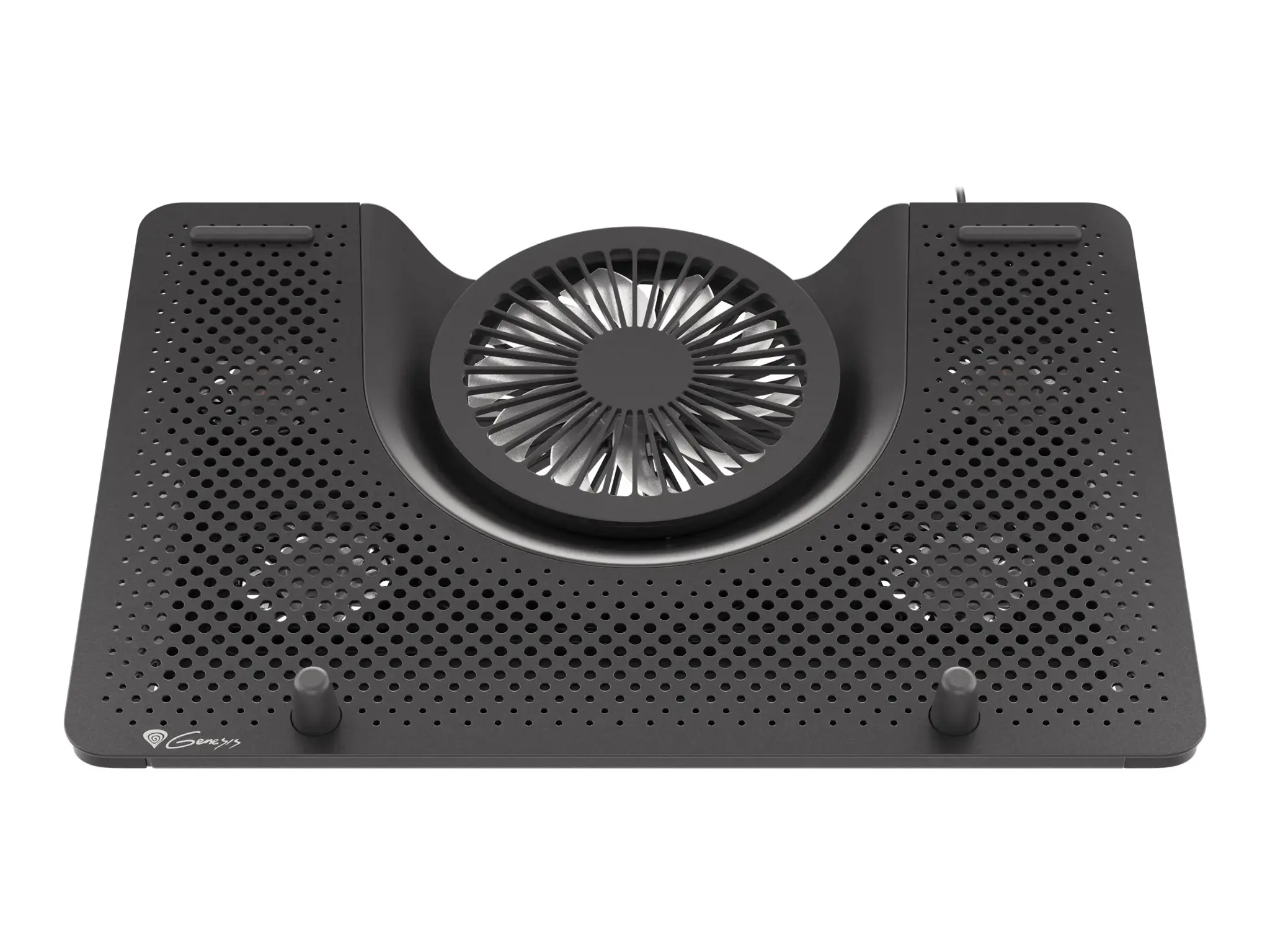 NATEC NHG-1411 "Genesis" nešiojamųjų kompiuterių aušinimo padas OXID 15,6-17,3, 5 ventiliatoriai, LED lemputė, USB