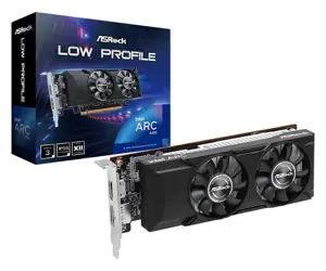 Vaizdo plokštė ASROCK Arc A310 4 GB, GDDR6, A310 LP 4G