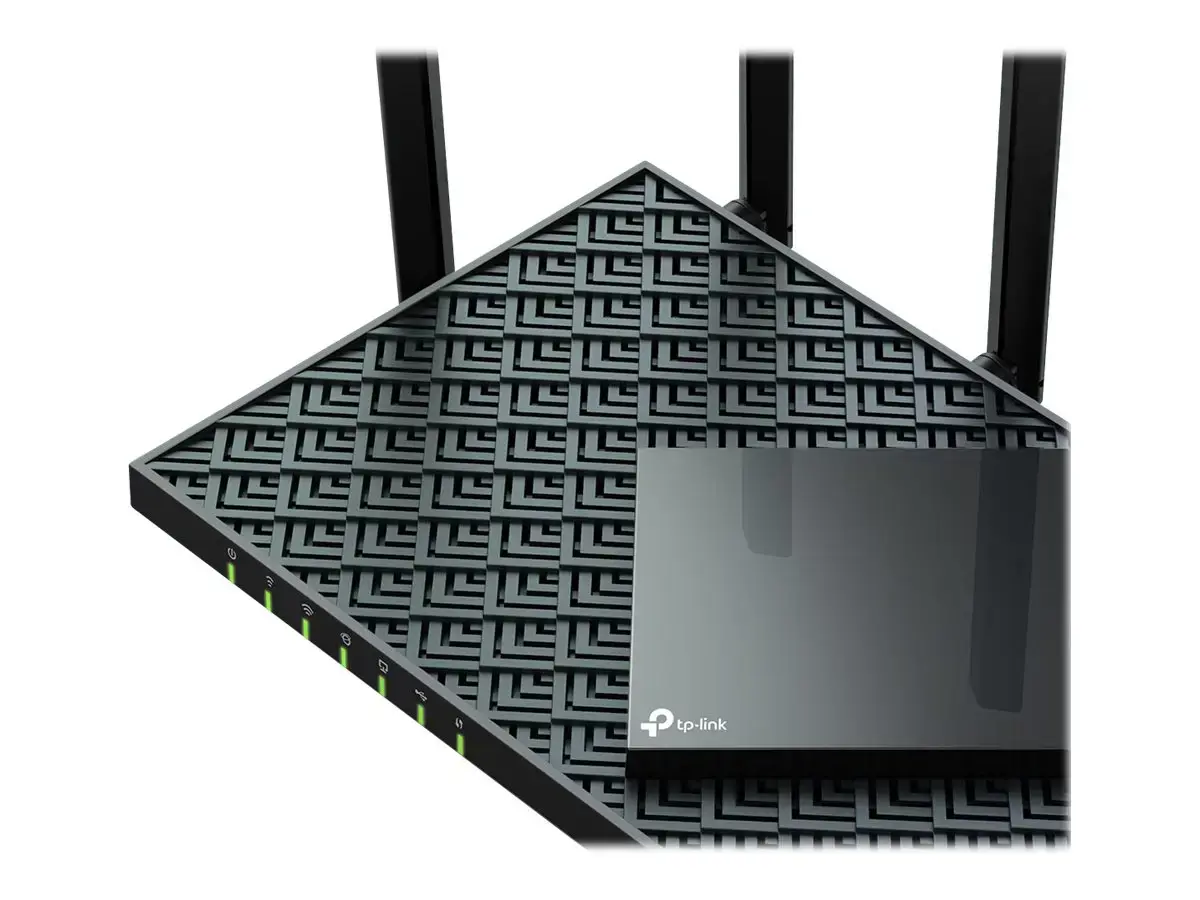 TP-Link AX5400 Dviejų dažnių Gigabit Wi-Fi 6 maršrutizatorius, "Wi-Fi 6" (802.11ax), dviejų dažnių (2,4 GHz / 5 GHz), Ethernet LAN, juodas, nešiojamasis maršrutizatorius
