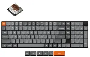 KEYBOARD WRL K17 MAX RGB/BLACK K17M-H3 KEYCHRON