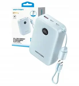 Powerbank Vention 20000mAh 2xUSB-C 1xUSB-A 22,5W BL