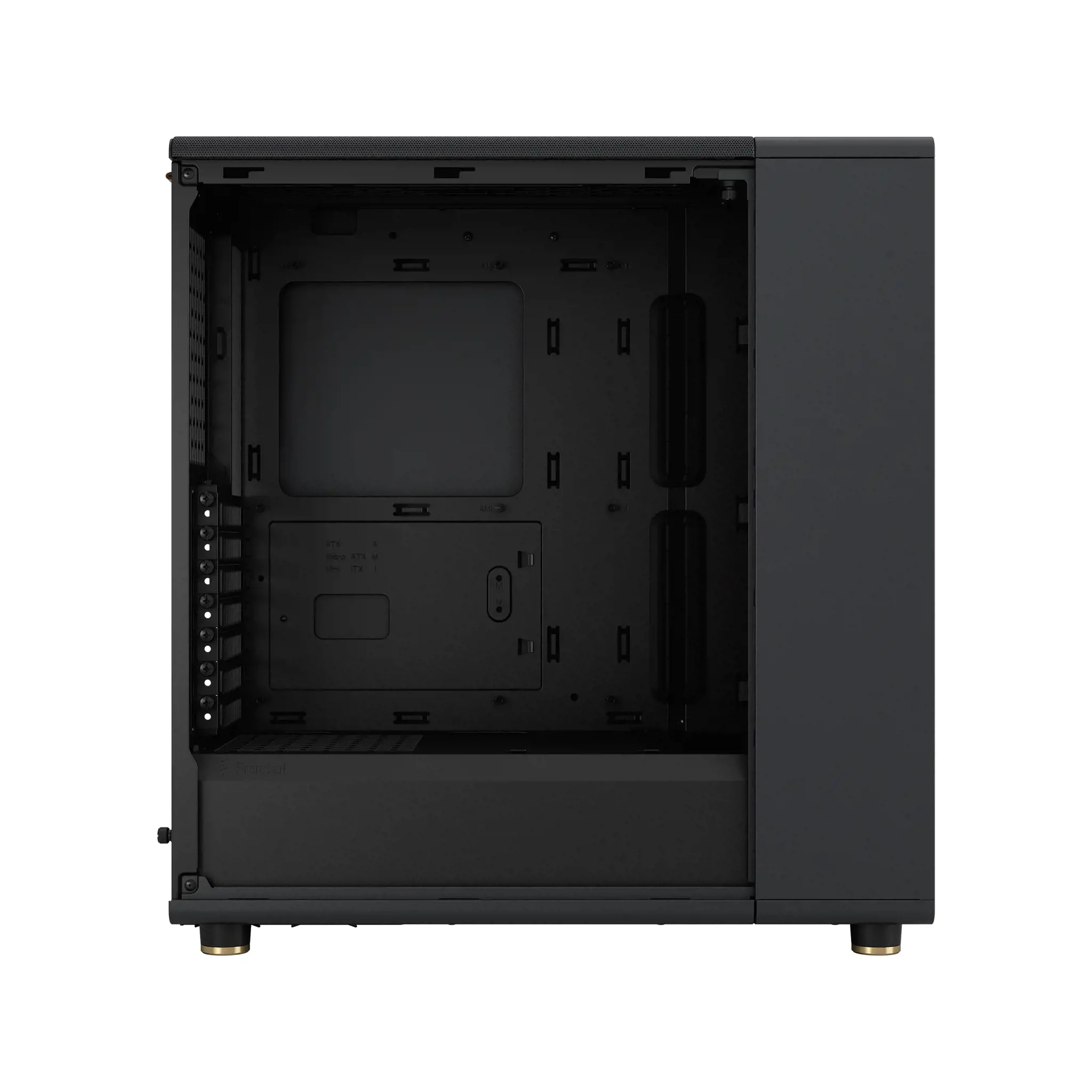 FRACTAL DESIGN Šiaurės anglies juodos spalvos dėklas