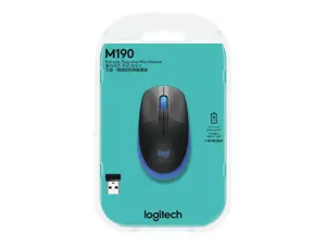 LOGITECH M190 Viso dydžio belaidė pelė - MĖLYNA - EMEA